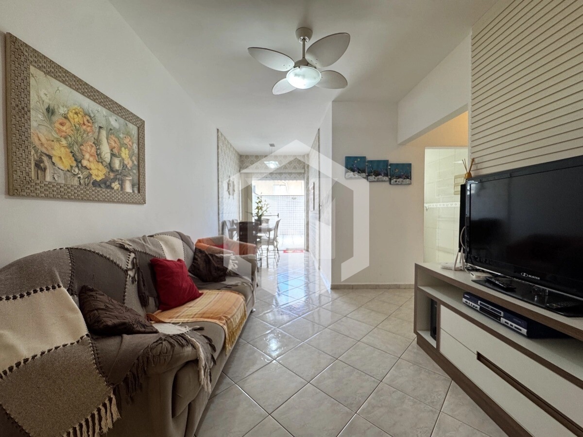 Apartamento garden mobiliado de 2 quartos com suíte e 2 vagas no Jardim Real, Praia Grande