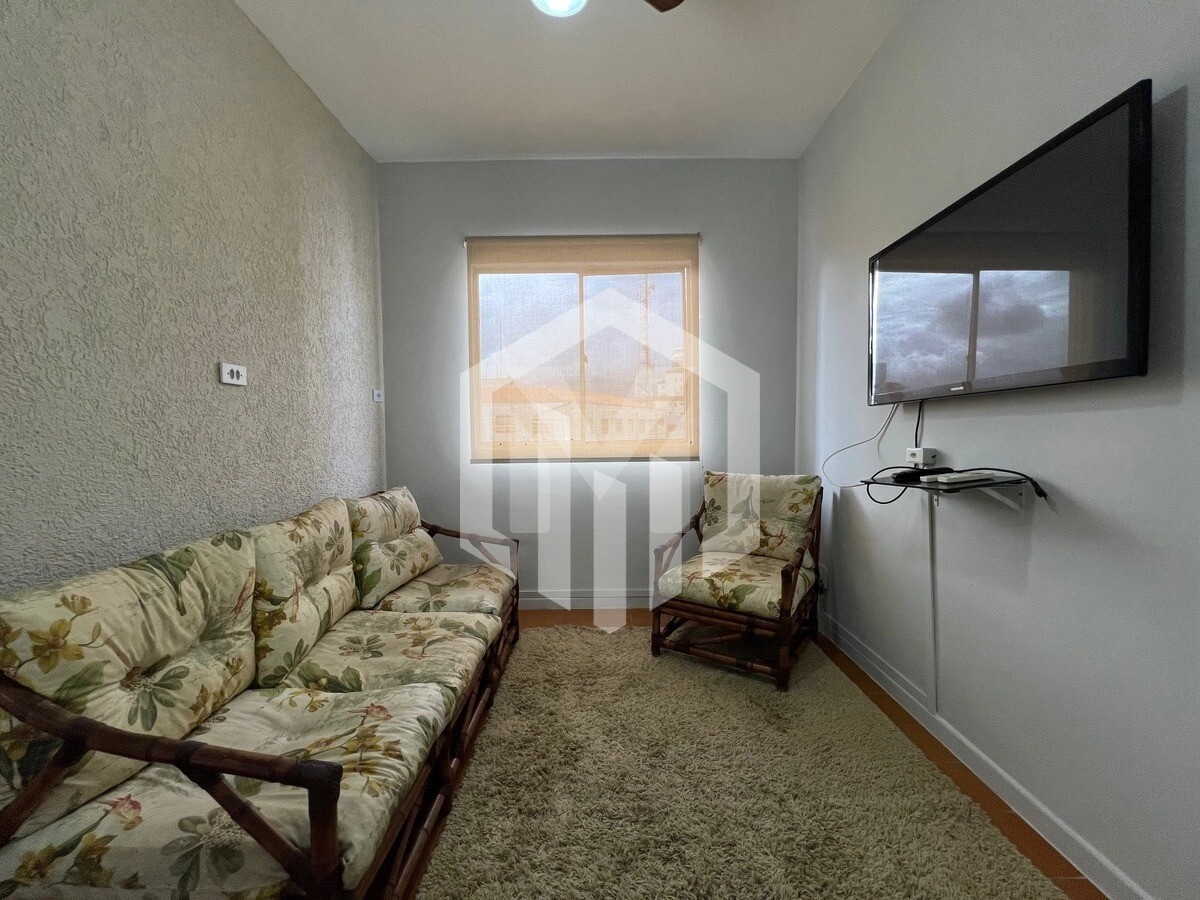 Apartamento de 1 quarto em Caiçara, Praia Grande, 35 m², com vaga e perto de comércios