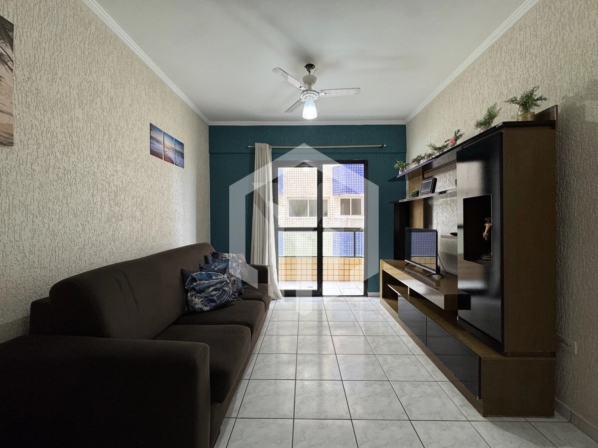 Apartamento de 1 dormitório com vista mar no bairro Jardim Real, Praia Grande
