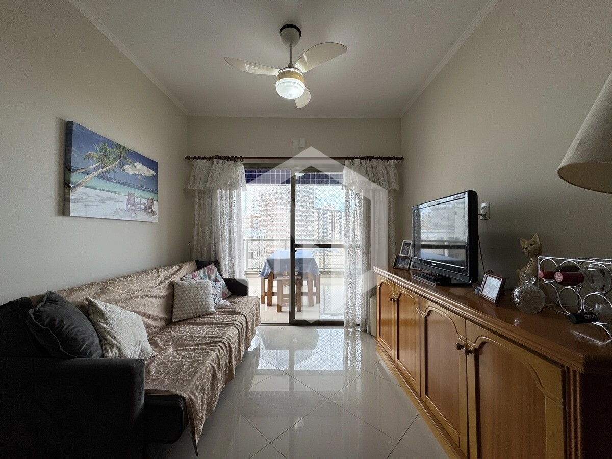 Apartamento de 2 dormitórios com suíte, sacada gourmet e vista livre em Caiçara, Praia Grande