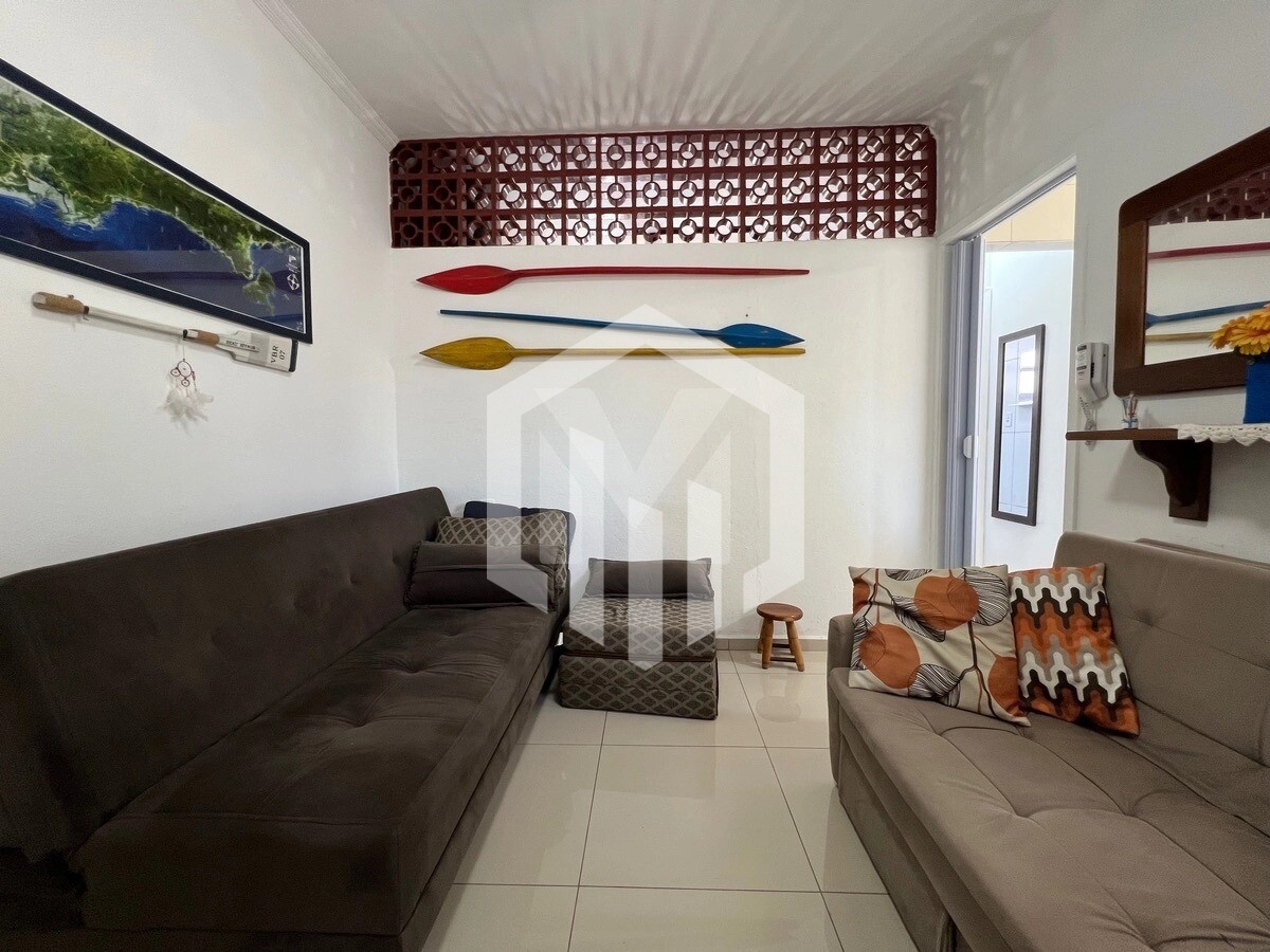Apartamento de 1 dormitório em Caiçara, Praia Grande SP, com vaga e alto potencial de investimento