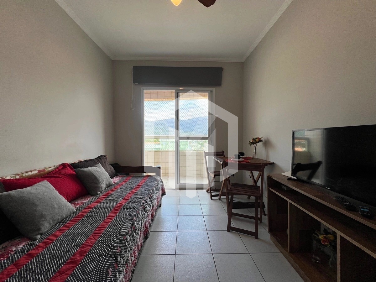 Apartamento de 1 suíte com vaga no Jardim Real, Praia Grande