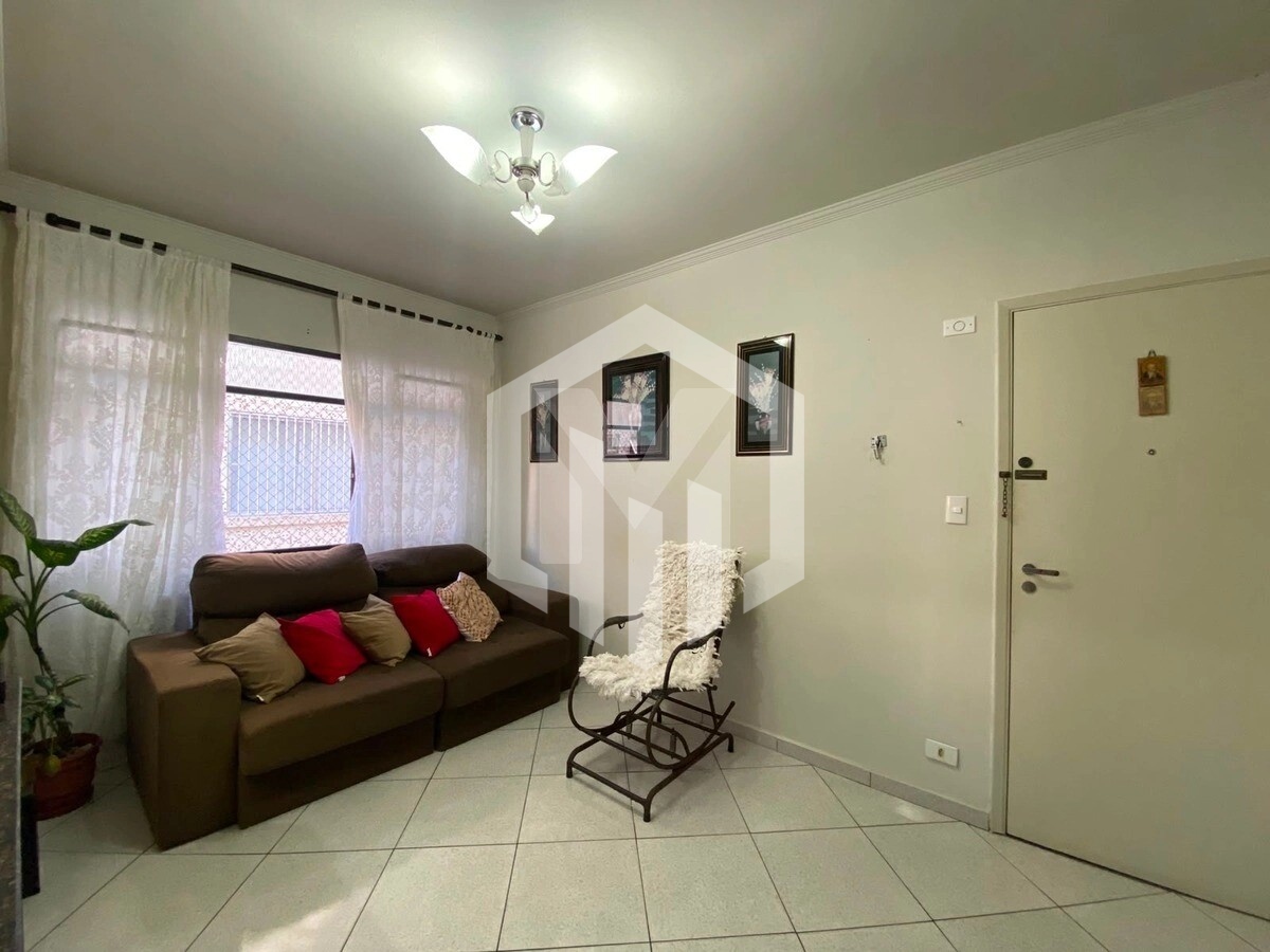 Apartamento de 2 dormitórios a 200m da praia no Canto do Forte, Praia Grande/SP