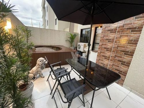 Apartamento Garden | 2 dormitórios | 98 m² privativos | Totalmente mobiliado | Garden com deck, jacuzzi e churrasqueira | Cobertura motorizada | 1 vaga | Boqueirão – Curitiba/PR