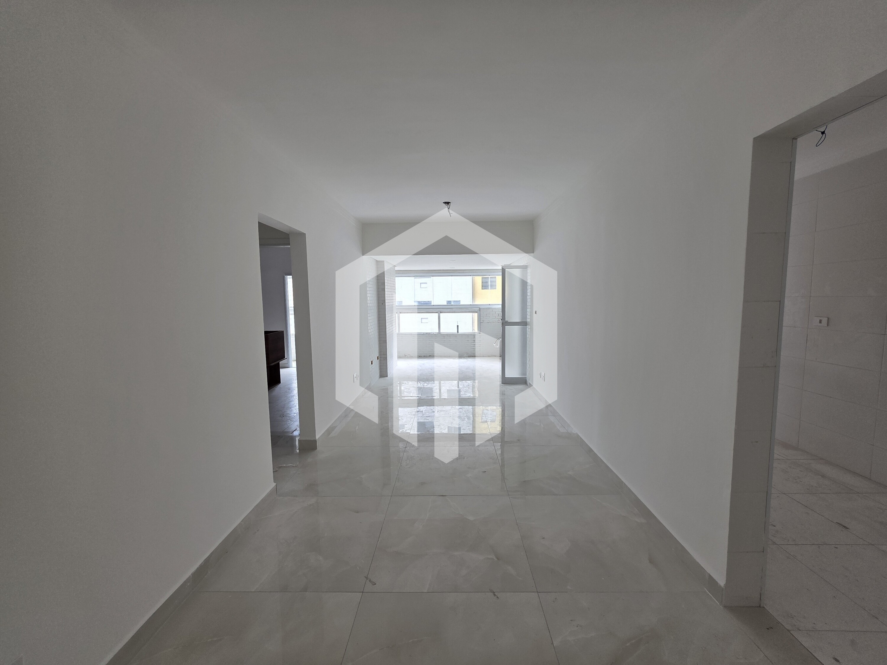 Apartamento 2 dormitórios com 2 suítes e varanda gourmet na Aviação, Praia Grande